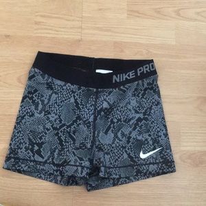 Nike pro snake skin spandex